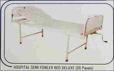 Hospital Semi Fowler Bed Deluxe (SS Panels)