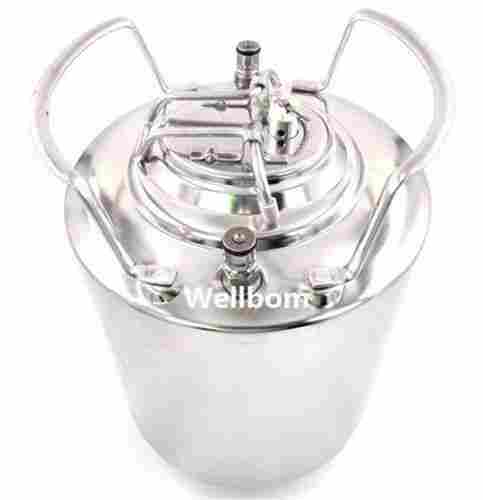 10L 2.5 Gallon New Stainless Steel Ball Lock Cornelius Style Beer Keg With Metal Handles