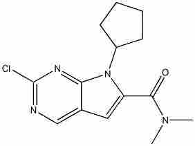 7H-Pyrrolo[2,3-d]pyriMidine-6-carboxaMide, 2-chloro-7-cyclopentyl-N,N-diMethyl-
