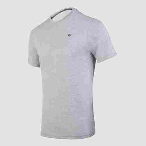 Men's Essential Crew T Shirts (Grey Melange)