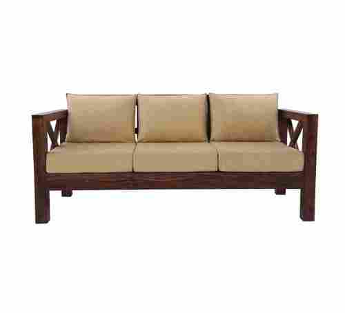 Sorvino Wooden Three Seater Sofa
