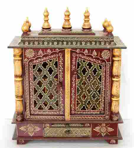 Hand Painted Wooden Temples