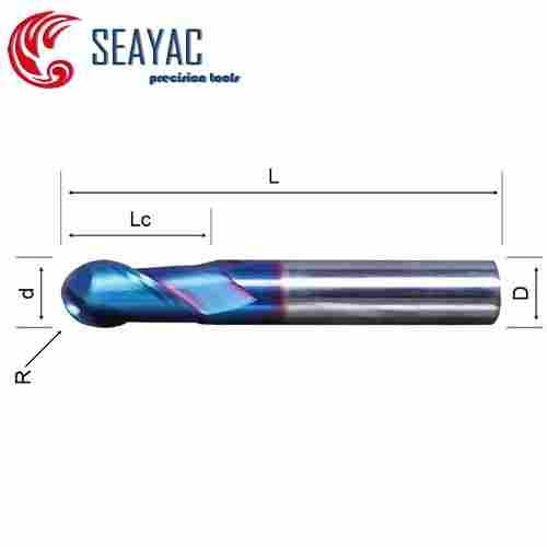 High Hardness and High Speed Solid Carbide Ball Nose End Mills