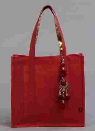 Red Color Jute Bag (Kimaaya)