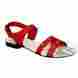 Red Strappy Flat Sandal