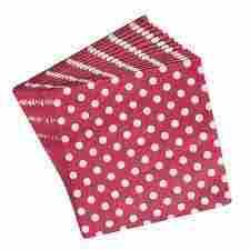 Red Doted Paper Napkin