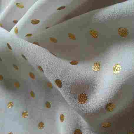 Poly Chiffon Dot Fabric