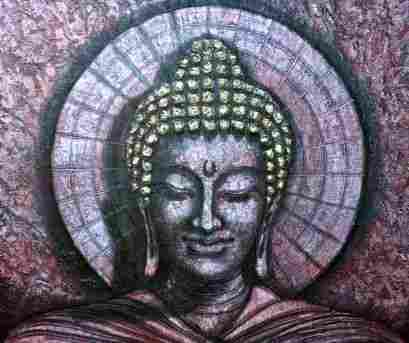 Peaceful Buddha Painting