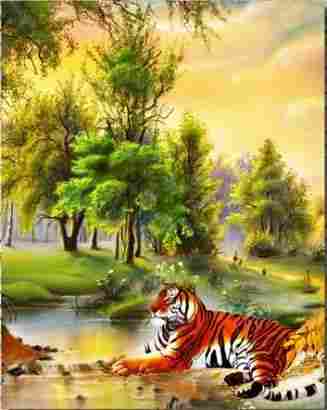 Tigers Beauty painting