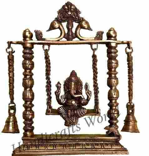 Ganesh Jhoola Brass Statue