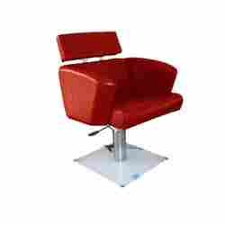 Red Leather Salon Chair
