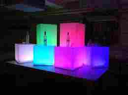 Colored LED Cube Light