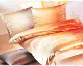 Polysatin Shaded Bed Linen