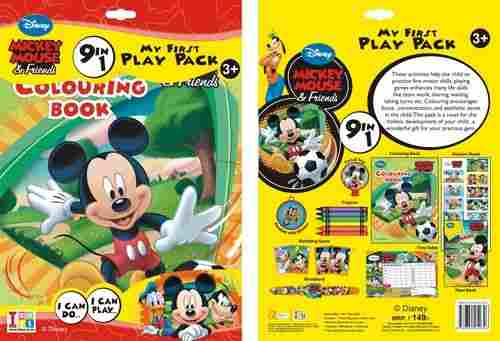 9 In 1 Mickey Mouse Colouring Pack