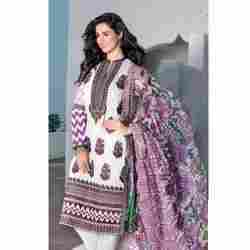 Embroidered Cotton Lawn Ladies Salwar Kameez Suit