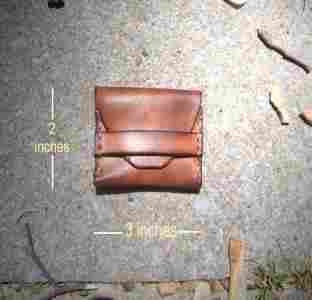 Leather Coin Pouch Bag Purse