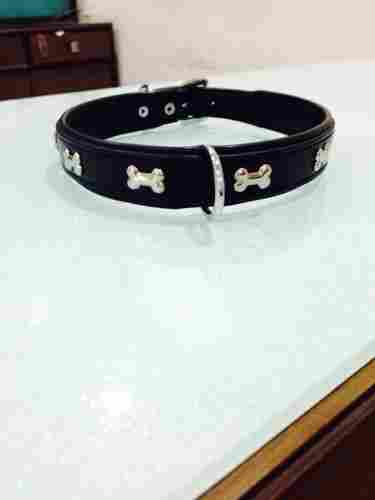 RolledA Leather Dog Collar