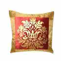 Golden Embossed Silk Cushion Covers