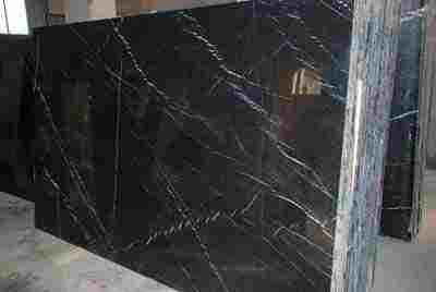 Zebra Black Marble Slabs