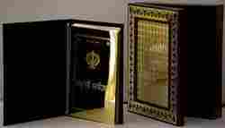 Gold Plated Japji Sahib Religious Book