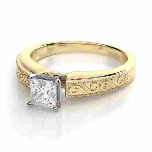 Cut Diamond Engagement Ring