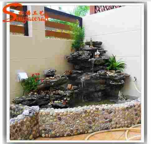 Manmade Durable Fiberglass Indoor Water Fountains