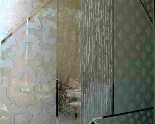Sand And Acid Frosted And Etched Glass