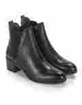 Womens Compound Calf Boots Hudson N9789 Brown