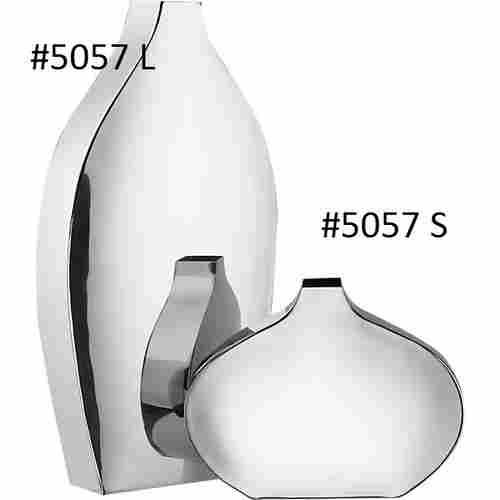 Designer Aluminum Polished Vase