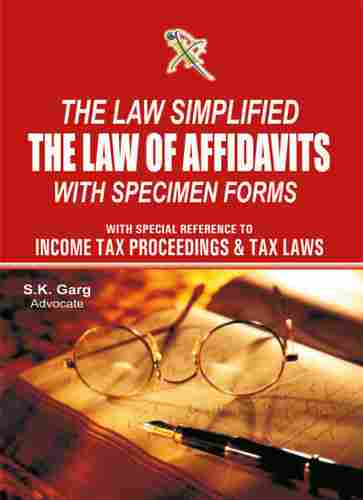 Book on The Law of Affidavits With Specimen Forms