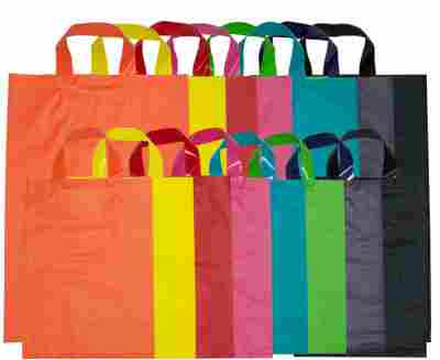 Colored Plastic Carry Bag