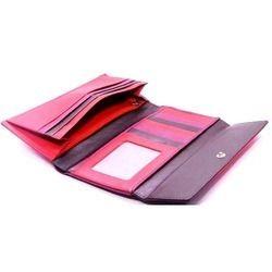 Ladies Tri-Fold Leather Wallet