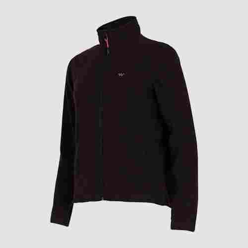 Fleece Jacket For Winter - Anthracite Black