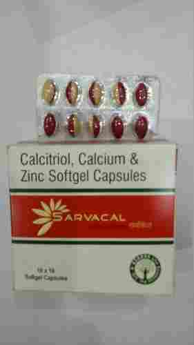 Zink softgle capsules (sarvacal) 