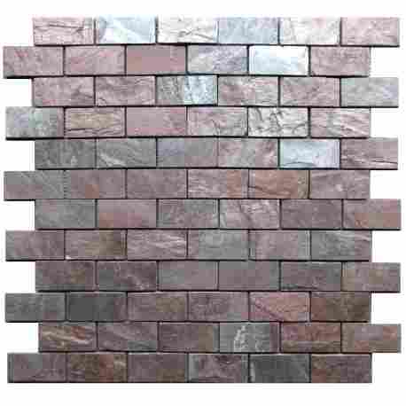 Brick Pattern Copper 23x47 mm