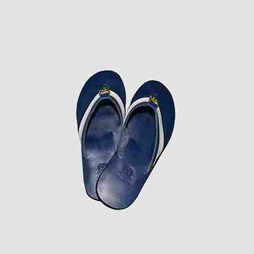 Handmade Blue and White Slippers