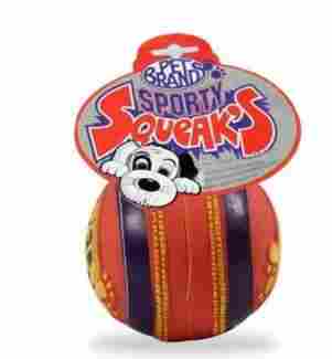 Pet Brands Sporty Squeak Cricket Ball