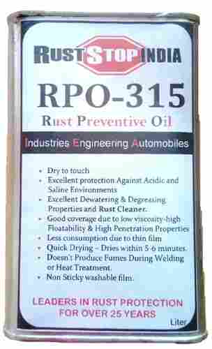 Rpo-315 Rust Preventive Oil