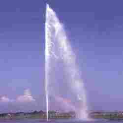 White High Jet Water Fountain