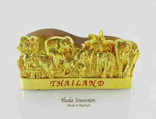 Souvenirs Thailand Card Holder Patterned Elephants