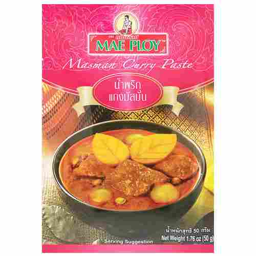 Mae Ploy Massaman Curry Finished With 50 Grams (Containing 12 Packs)