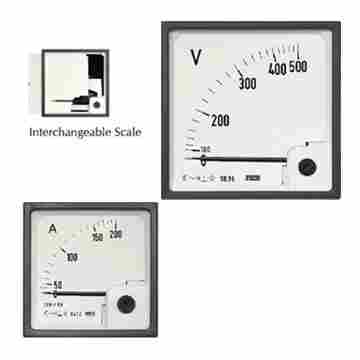 AC Moving Iron Din Panel Ammeter and Voltmeters 