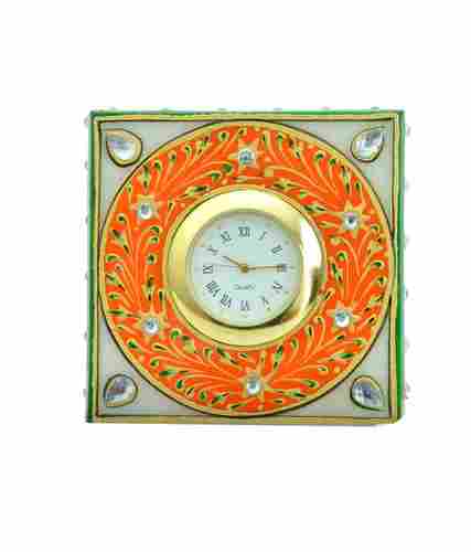 Kriti Creations Marble Table Square Watch