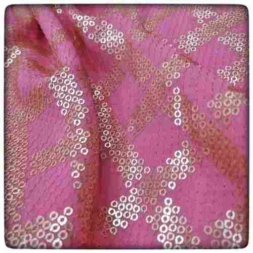 Georgette Sequence Embroidery Fabric