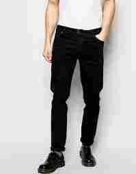 Fancy Look Black Denim Mens Jeans