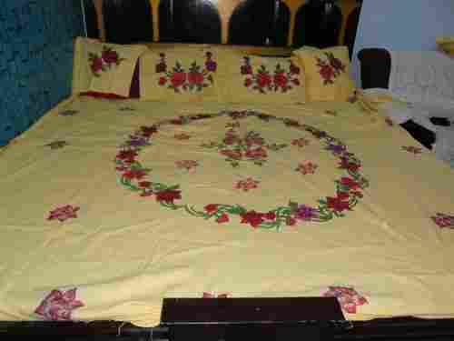 Hand Painting Bed Sheet