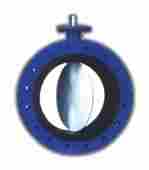 Double Flanged Centric Disc Rubber Lined Butterfly Valves