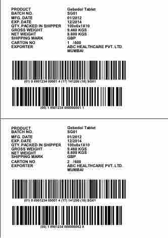 Logistics and Shipping Labels