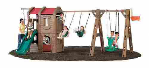 Naturally Playful Lodge Play Center With Glider