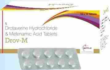 Drotaverine Hydrochloride 80 Mg And Mefenamic Acid 250 Mg Tablet
